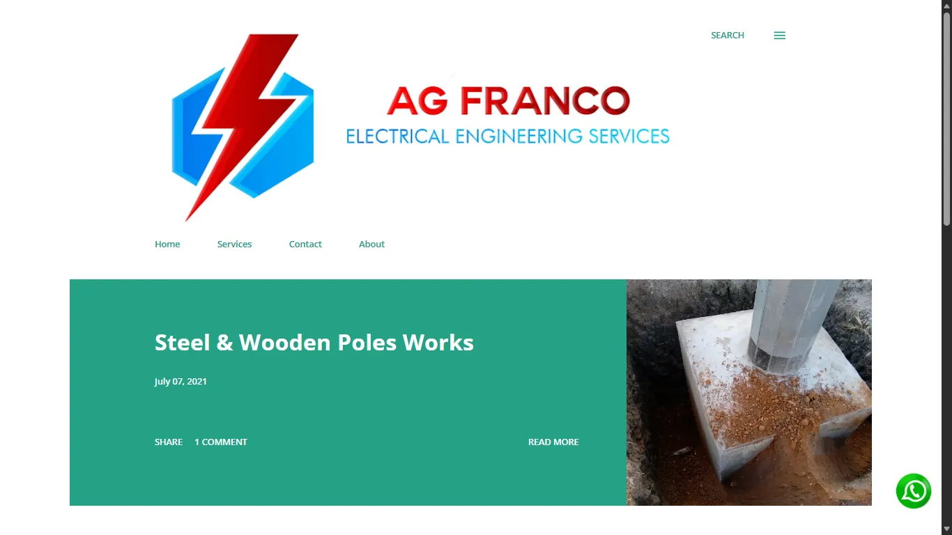 AG Franco website screenshot